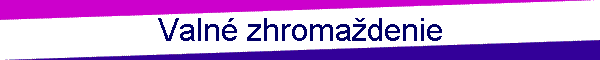 Valn zhromadenie